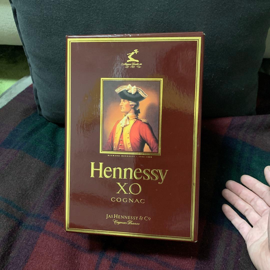 Hennessy XO コニャック 1000ml ヘネシー XO 金キャップ クリアボトル