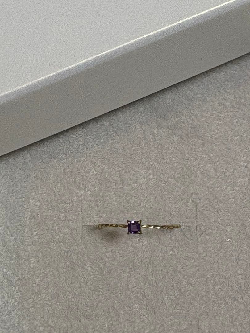 未使用 con affetto K10 アメジストリング