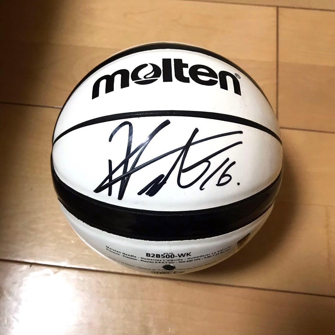 Bリーグ 京都ハンナリーズ 松井啓十郎 直筆サイン ボール さいたま