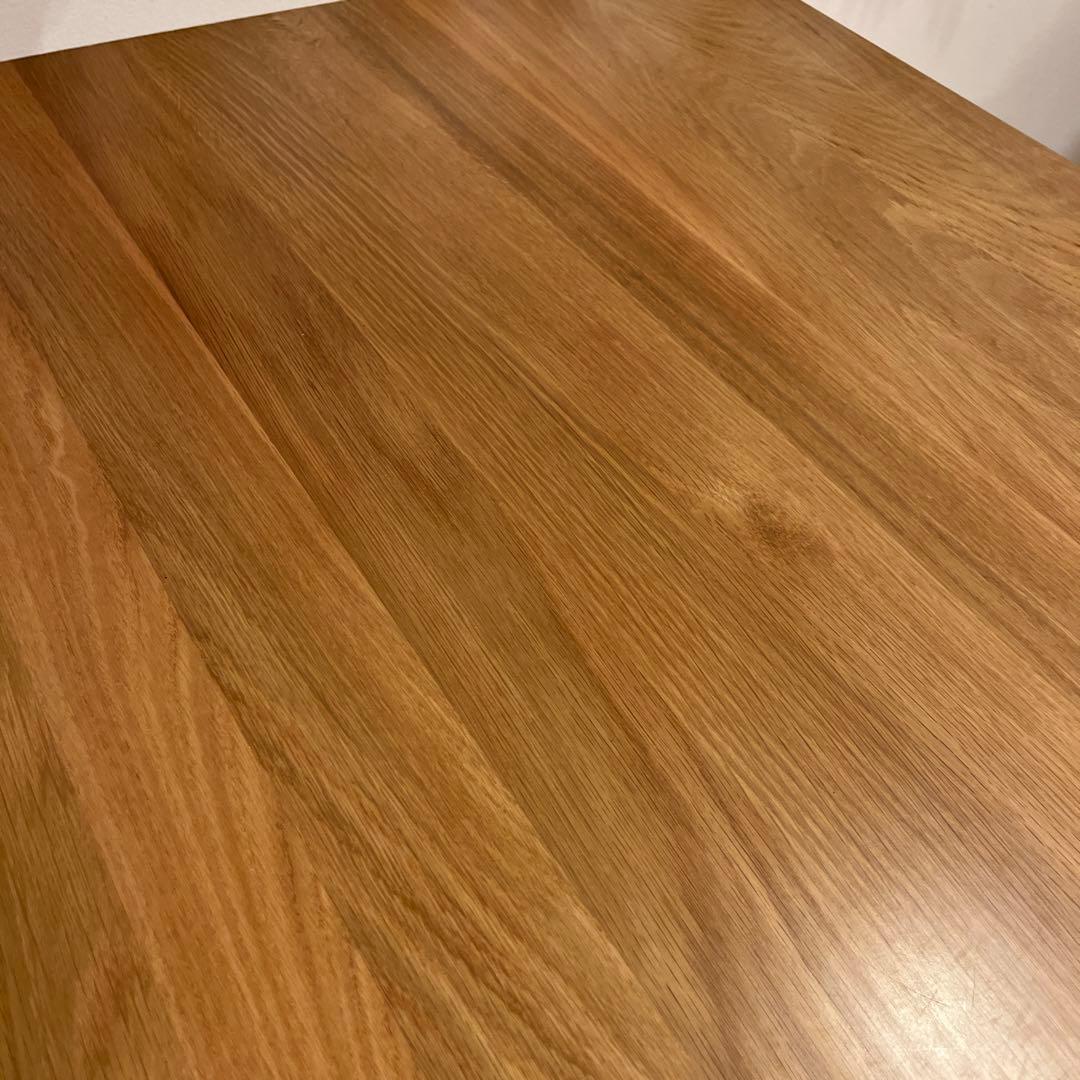 無印良品 木製リビンダイニングテーブル 幅130×奥行70×高さ65cmオーク材