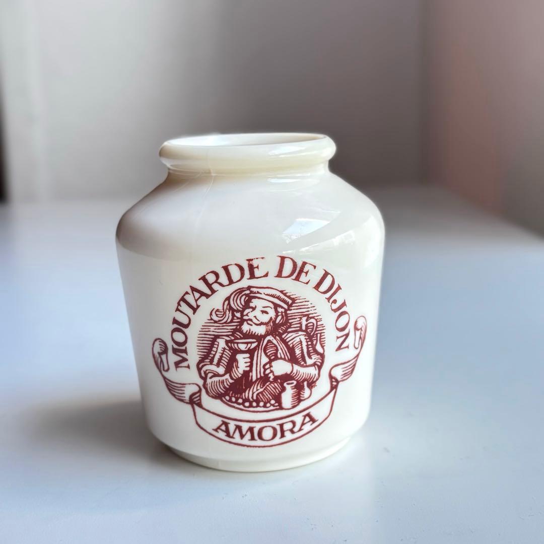 AMORA アモラ マスタードポット ヴィンテージ フランス - メルカリ