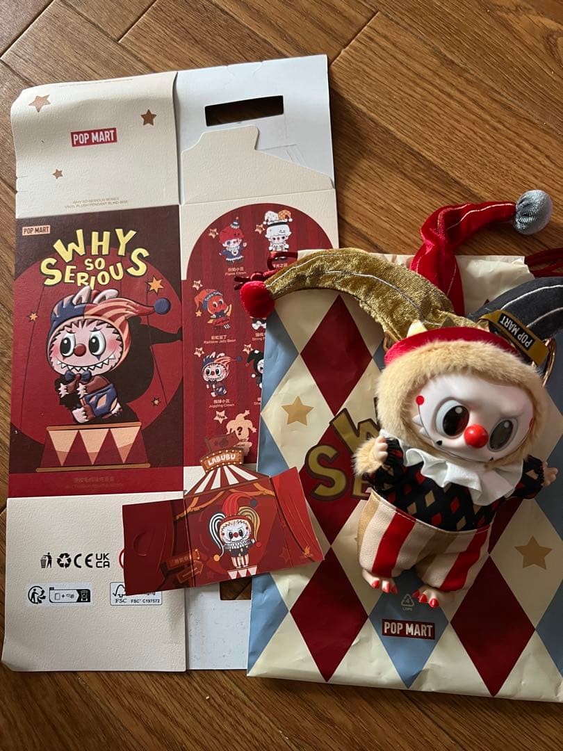 正規品☆ why so serious LABUBU スーパーシークレット WHY SO SERIOUS ラブブ スーパーシークレット popmart WHY SO SERIOUS