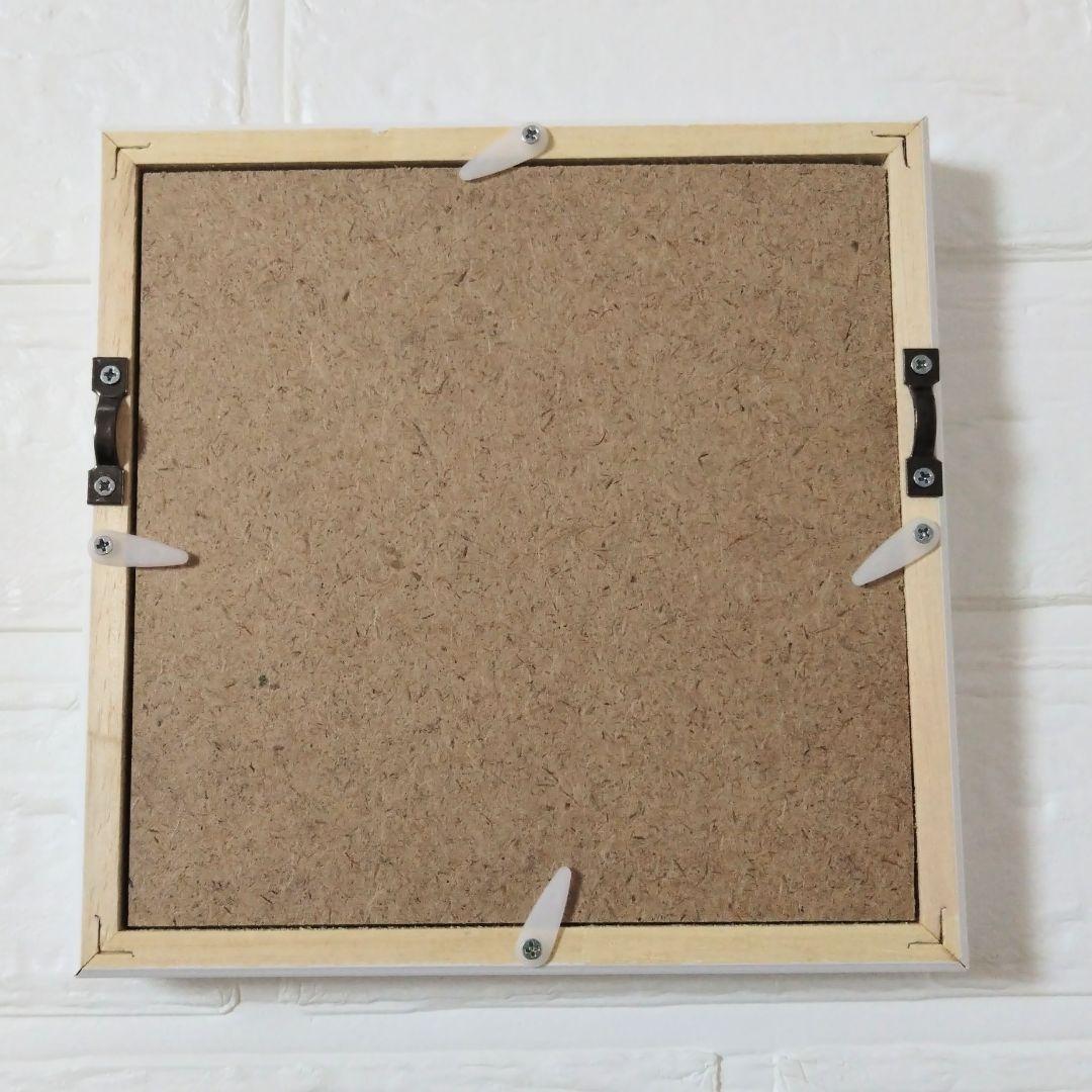 正方形額縁 7個 14センチ(外寸17センチ) 白額縁 パステルアート