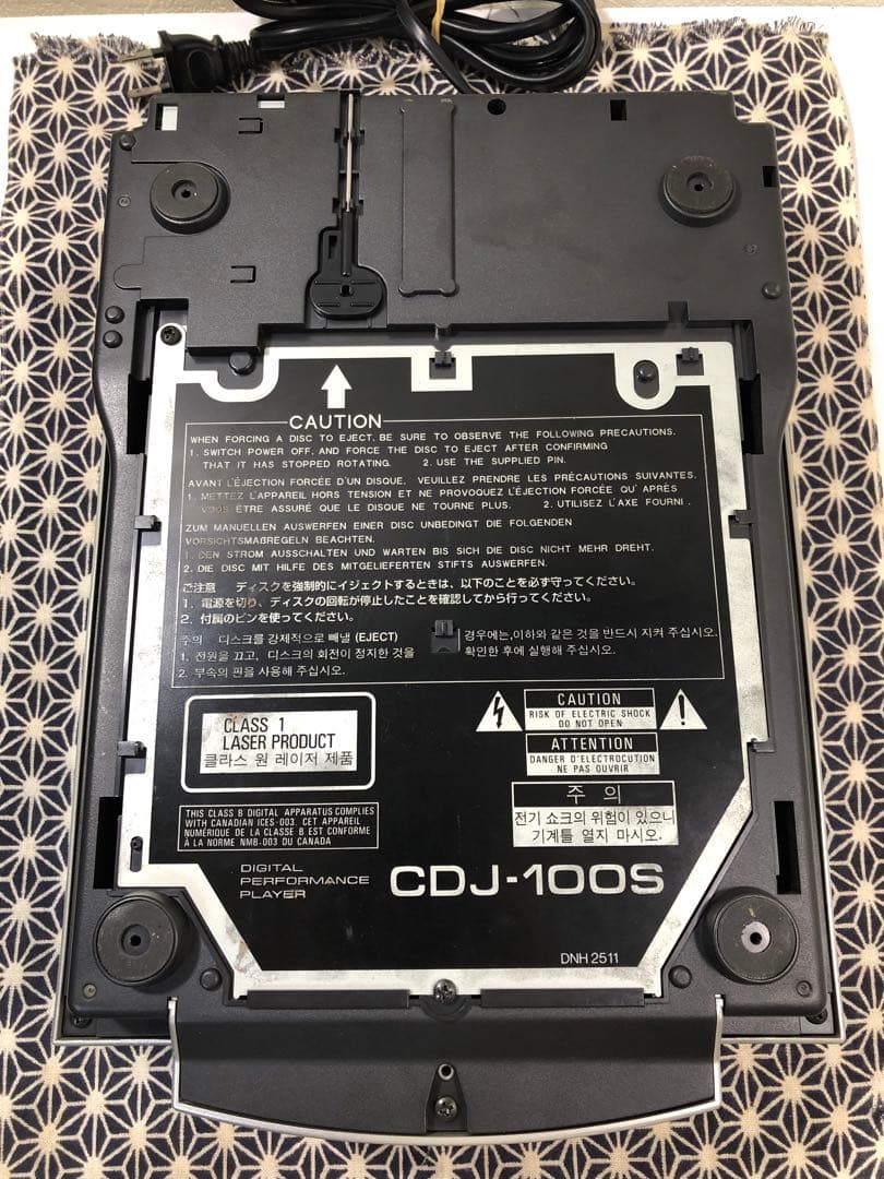 pioneer dj パイオニア CDJ-100S レンズクリーニング