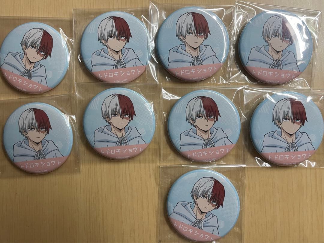 僕のヒーローアカデミア Light color style 缶バッジ 轟焦凍 僕の