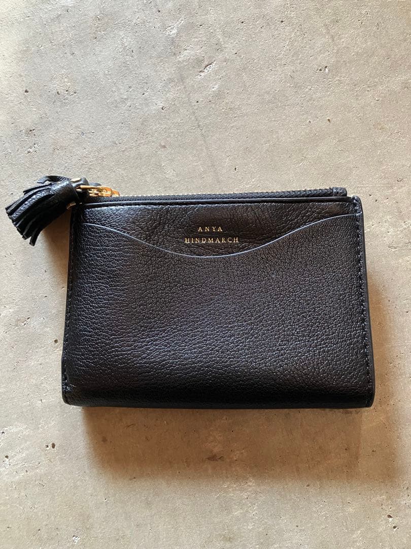 ANYA HINDMARCH ダブルジップ ウォレット