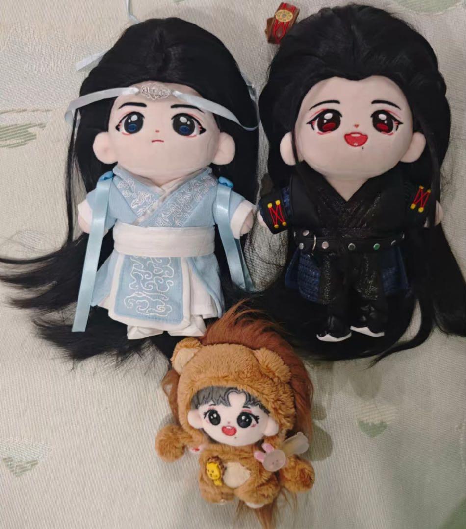 忘羡ぬいぐるみ20cm ペア 蓝忘机 魏无羡 魔道祖师 陈情令