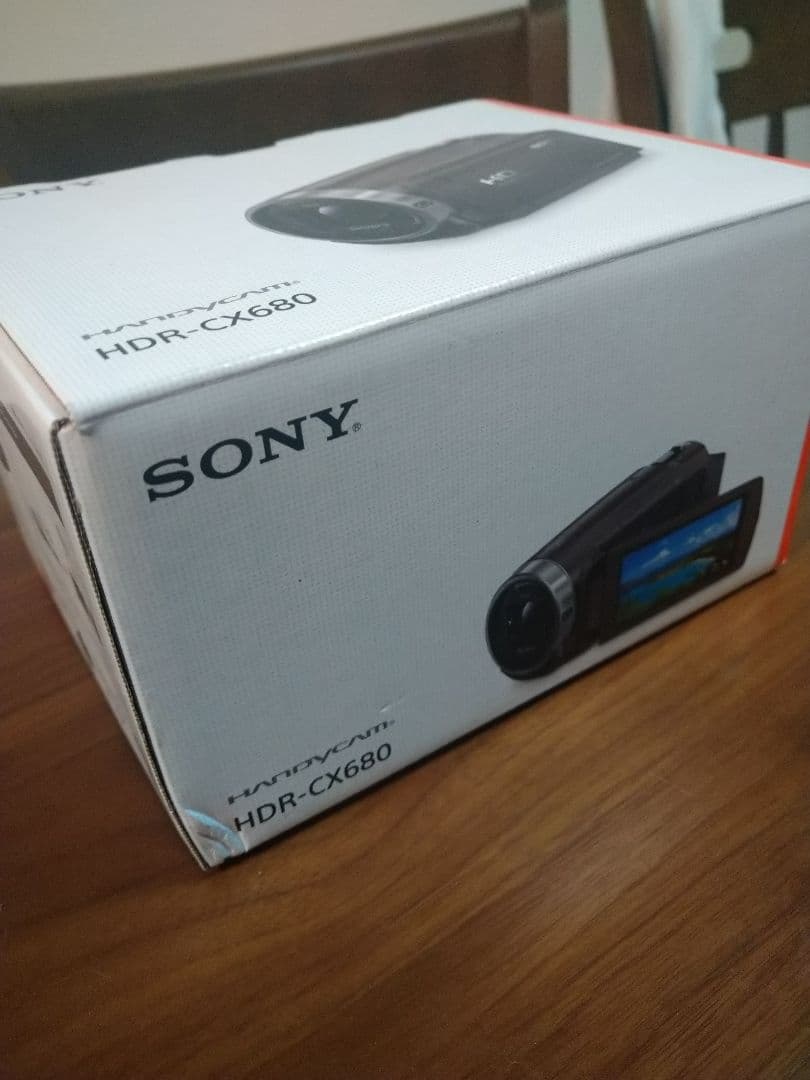 【新品未使用】SONY HDR-CX680 ホワイト2024年製 ビデオカメラ