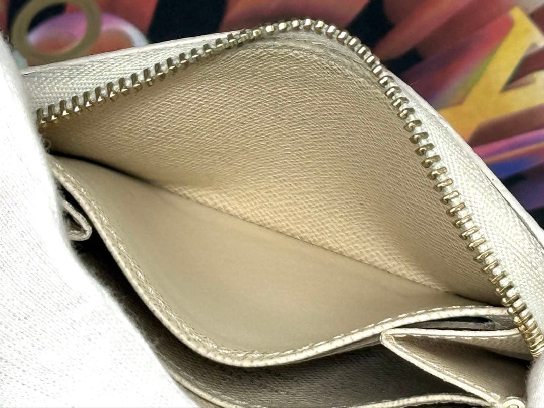 ICチップ搭載　ルイヴィトン　ダミエアズール　ジッピーパース