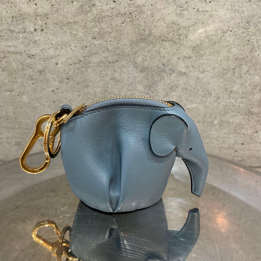 mochapanda　象の形 ケース グレー レザー