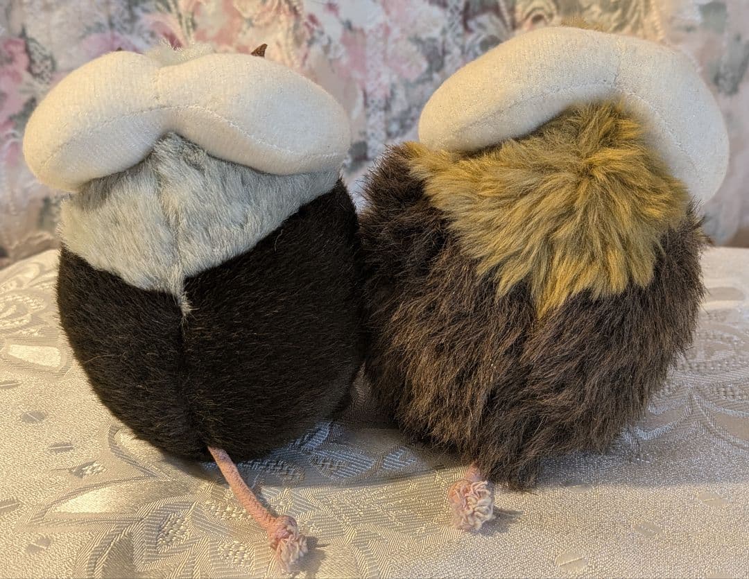 昭和レトロ　バイソンぬいぐるみ✕2 U.U.U. レア