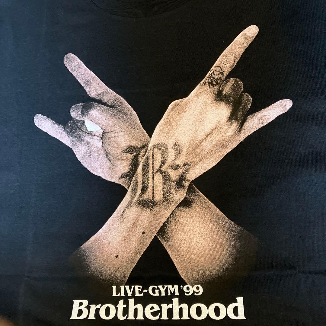 b'z brotherhood Tシャツ B'z 直筆サイン Brotherhood 松本孝弘 稲葉