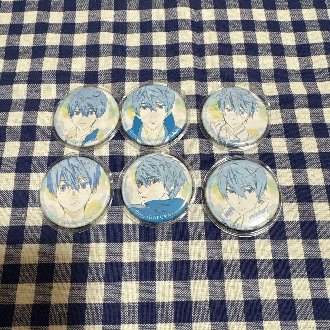5/17まで) Free! バースデー缶バッジ 七瀬遙