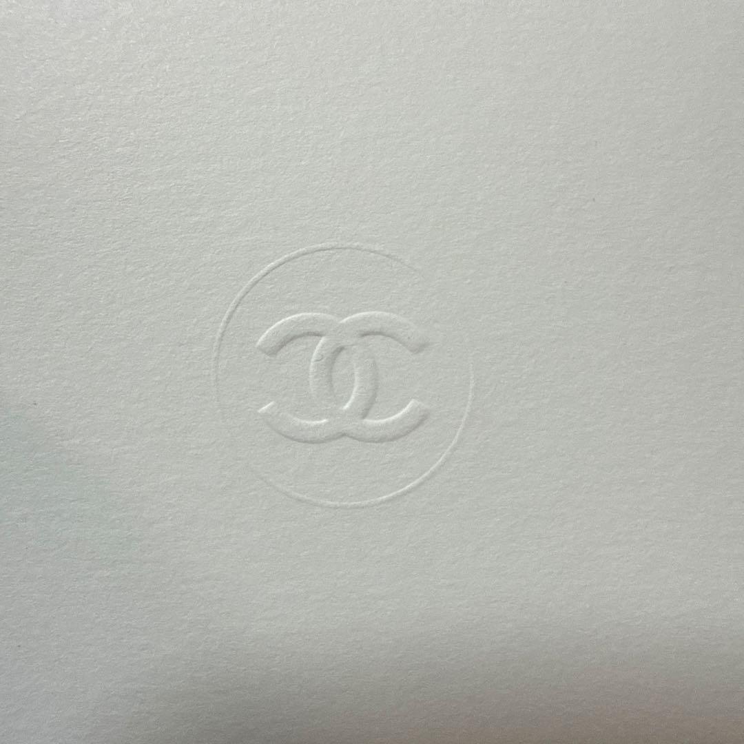 シャネル ショッパー 小200枚、メッセージカード200枚封筒付き