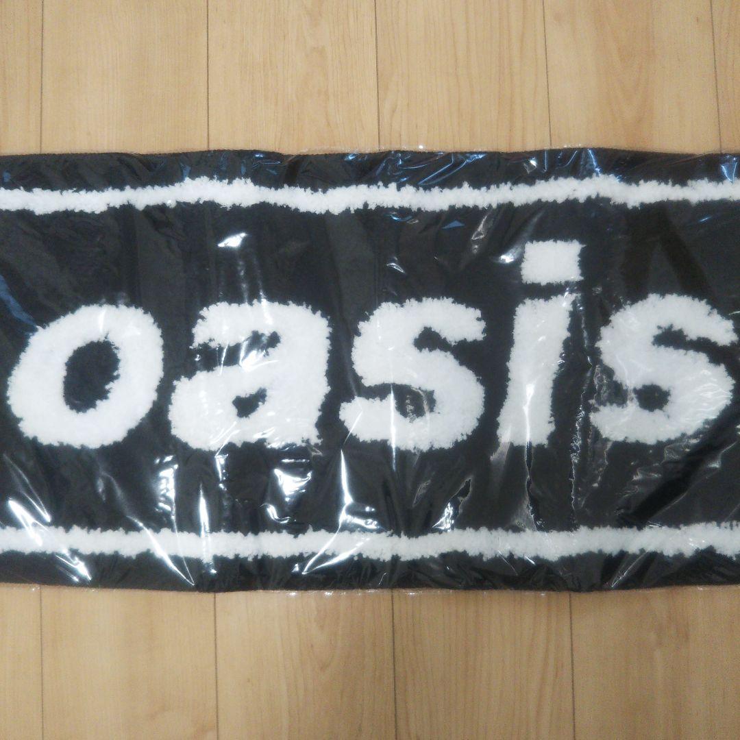 新品』oasis ロゴ 30周年 特別展 ラグマット