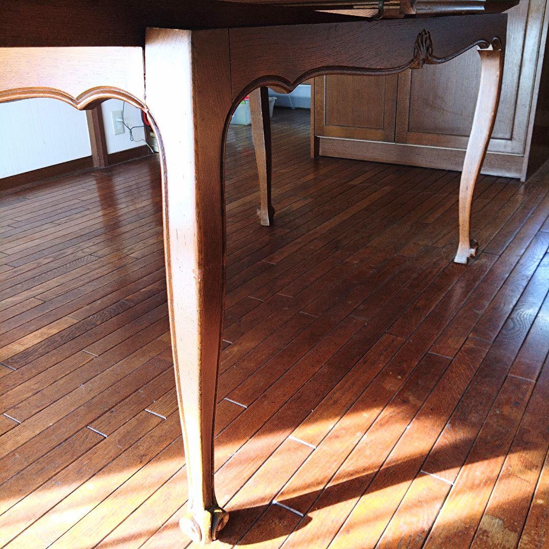 わかば様お取り引き品　 アンティーク　伸長式テーブル　エクステンションテーブル