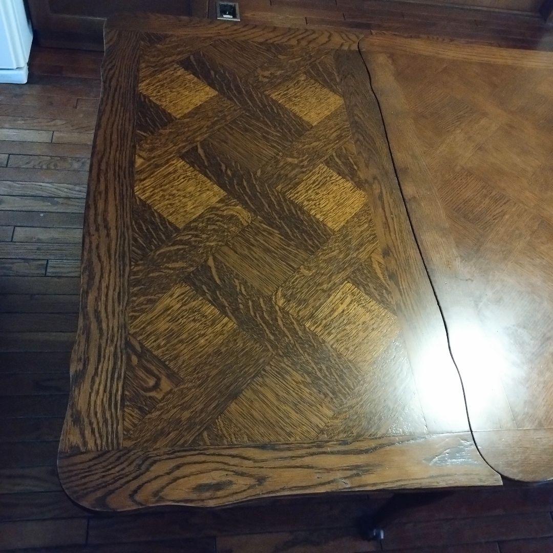 わかば様お取り引き品　 アンティーク　伸長式テーブル　エクステンションテーブル