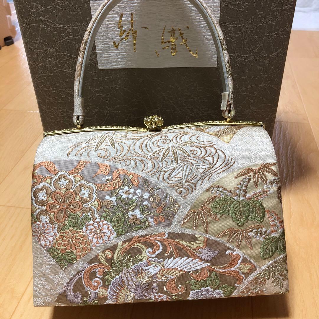 紗織　草履バッグセットゴールド　Mサイズ