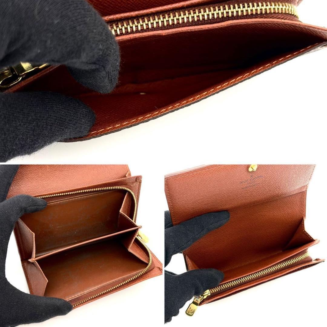 外観美品】ルイヴィトン モノグラム ポルトモネ ビエ トレゾール 二