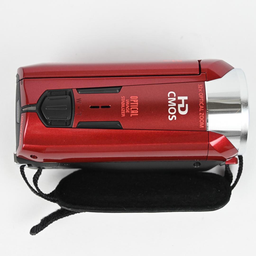 動作品】Canon ivis HF R32 ハンディビデオカメラ レッド