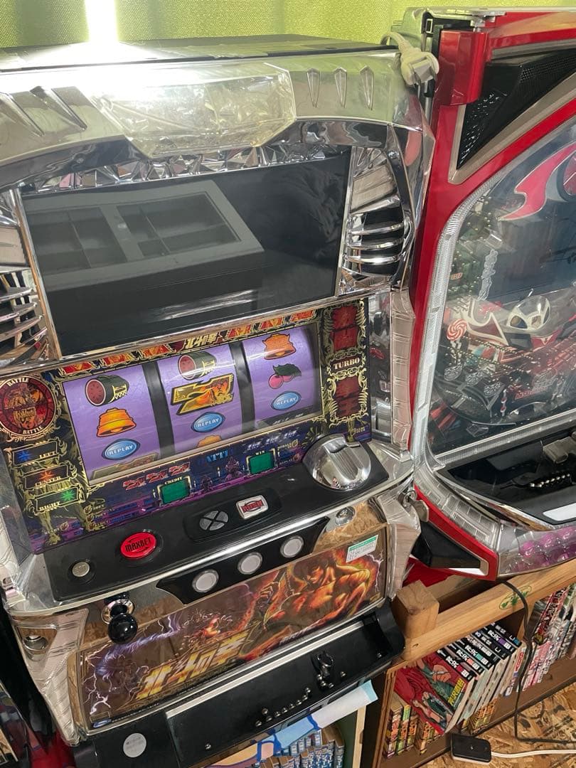 パチスロ 実機 北斗の拳 世紀末救世主伝説 コイン不要機 5号機