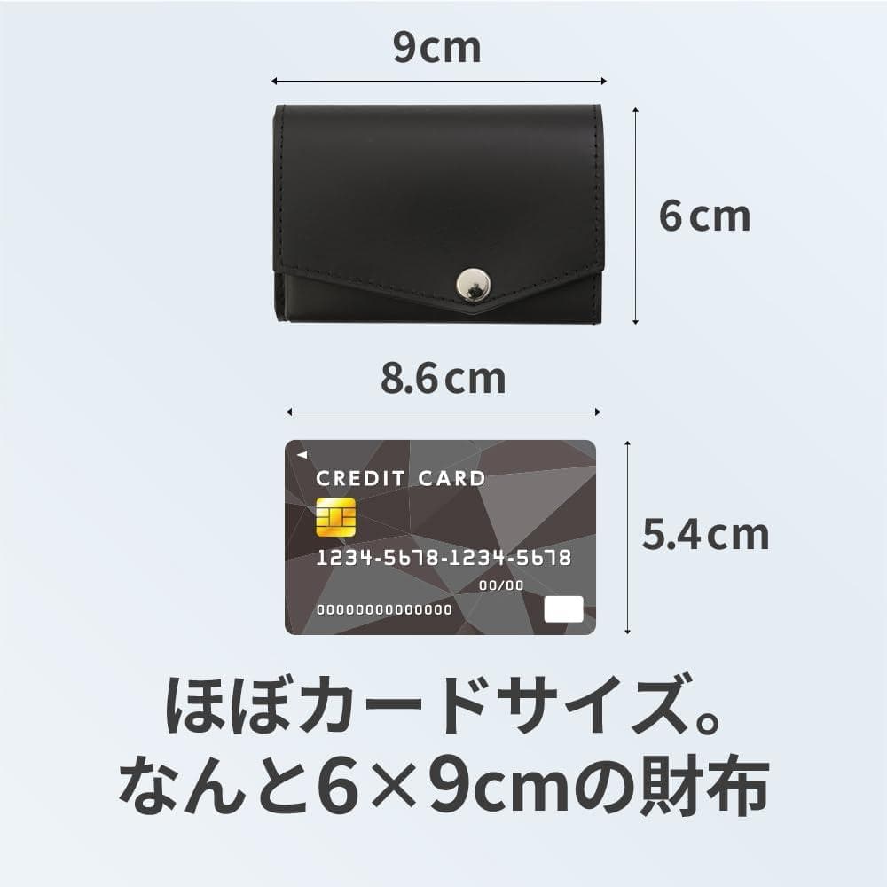 【未使用品同等】アブラサス　小さい財布（赤）ブッテーロレザー　日本製