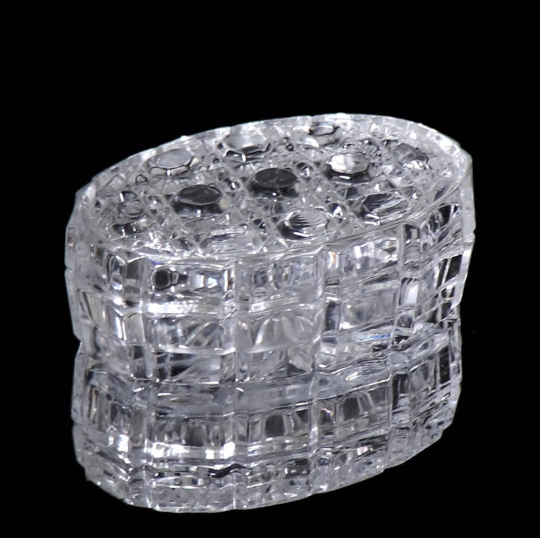 オールド・バカラ 珍品 蓋物 ディアマン ピエーリー 小物入れ ボンボ