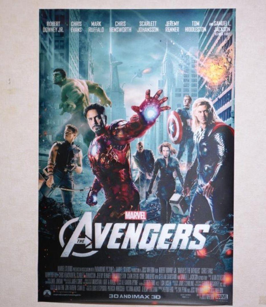 アベンジャーズ4作品 ポスターフレームセット