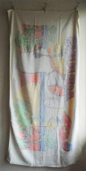 ◇アンテーク・スヌーピー.バスタオル.usa◇