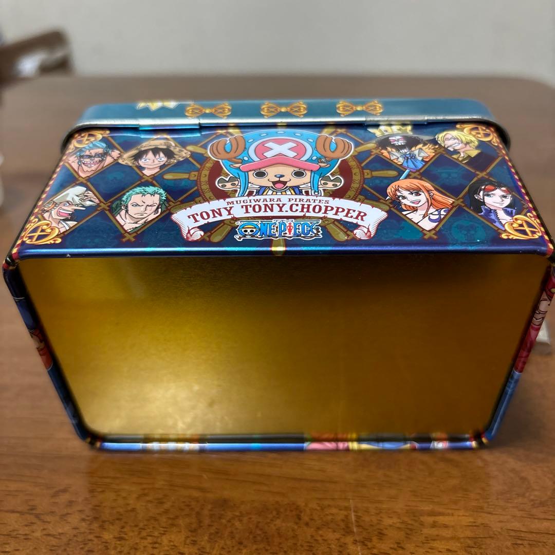 ワンピース 鍵付き貯金箱 缶 - メルカリ
