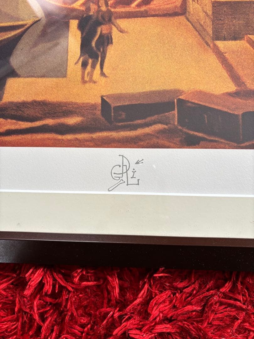 サルバドールダリ裸のガラと雲の羊毛をはぎ取るダリの手