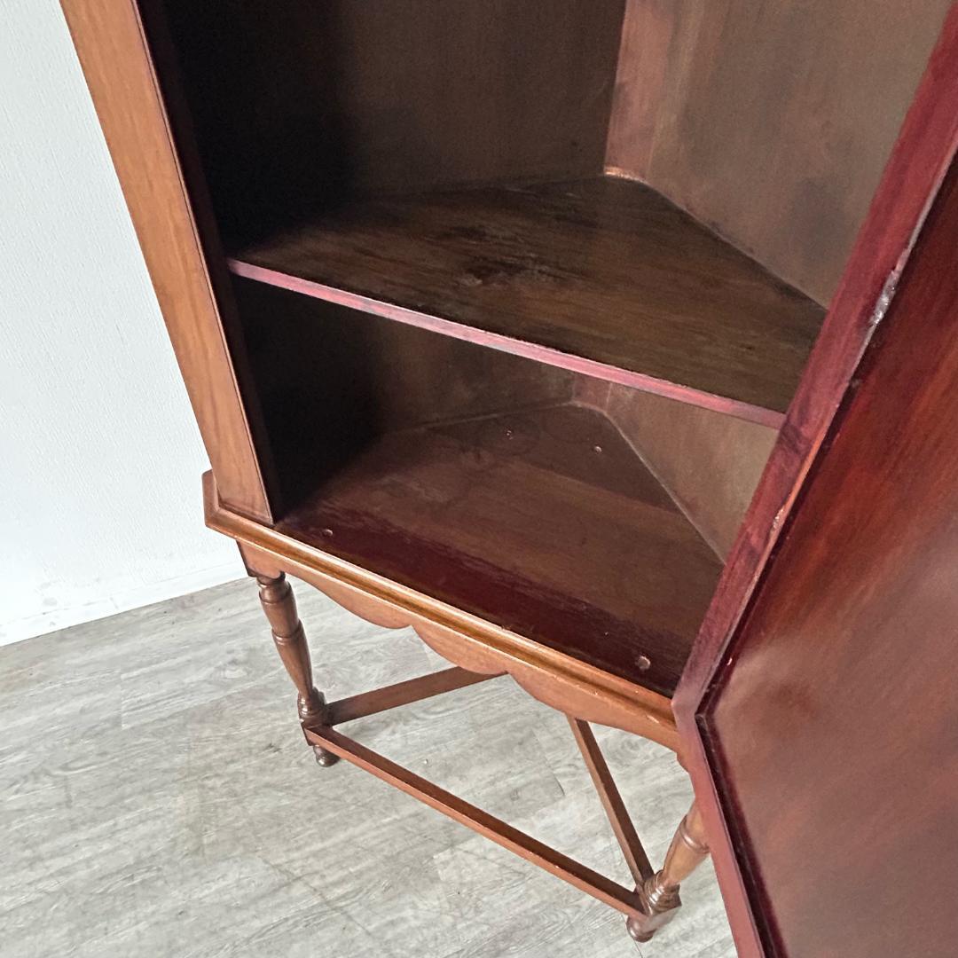 最終値下げ】イギリス アンティーク 家具 コーナーキャビネット 296A