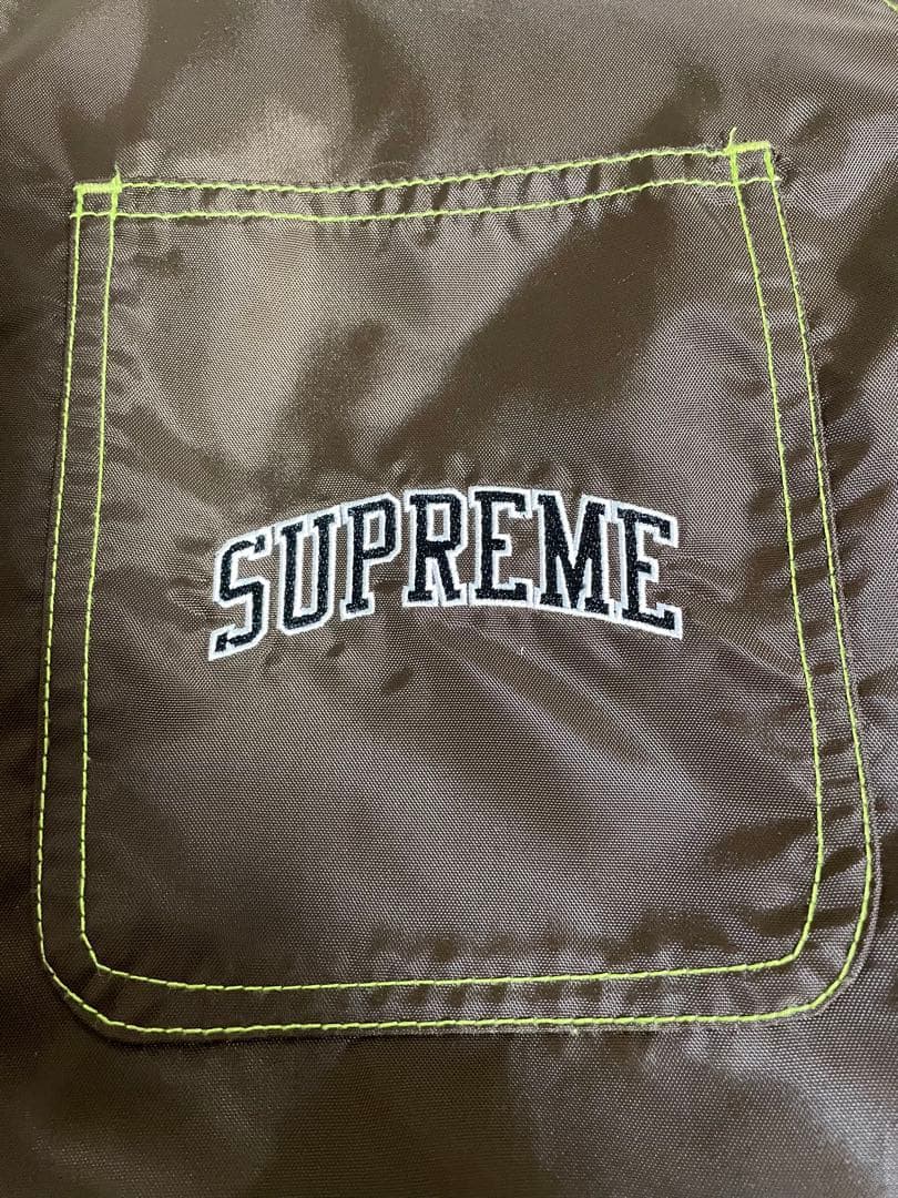 supreme シュプリーム　ジャンバー　茶色　Sサイズ