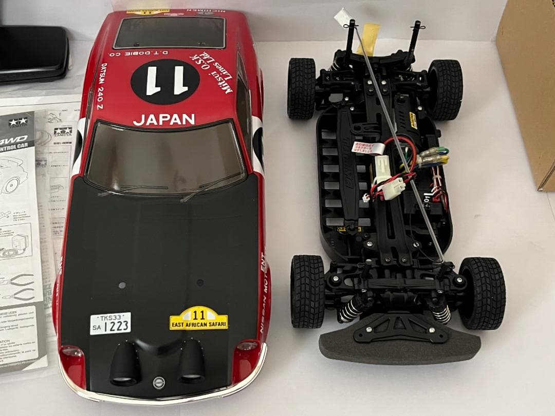 タミヤ 1/10 XB PRO DATSUN 240Z RALLY TT-01E