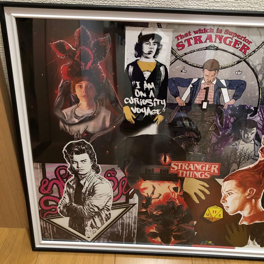 ストレンジャーシングス 額装品 アートポスター デモゴルゴン ファン