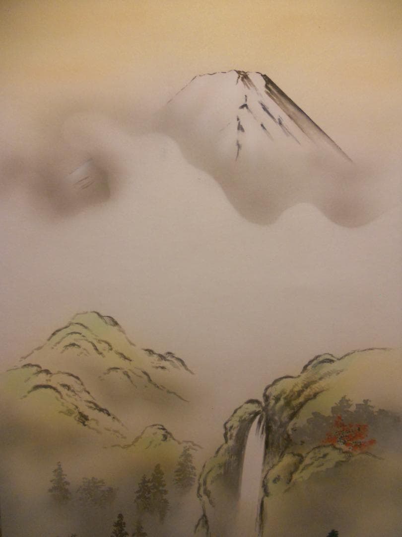 掛け軸 吉田恵山 『 三殺封印好転図 』 絹本 希少 軸装 茶道具 掛軸 美