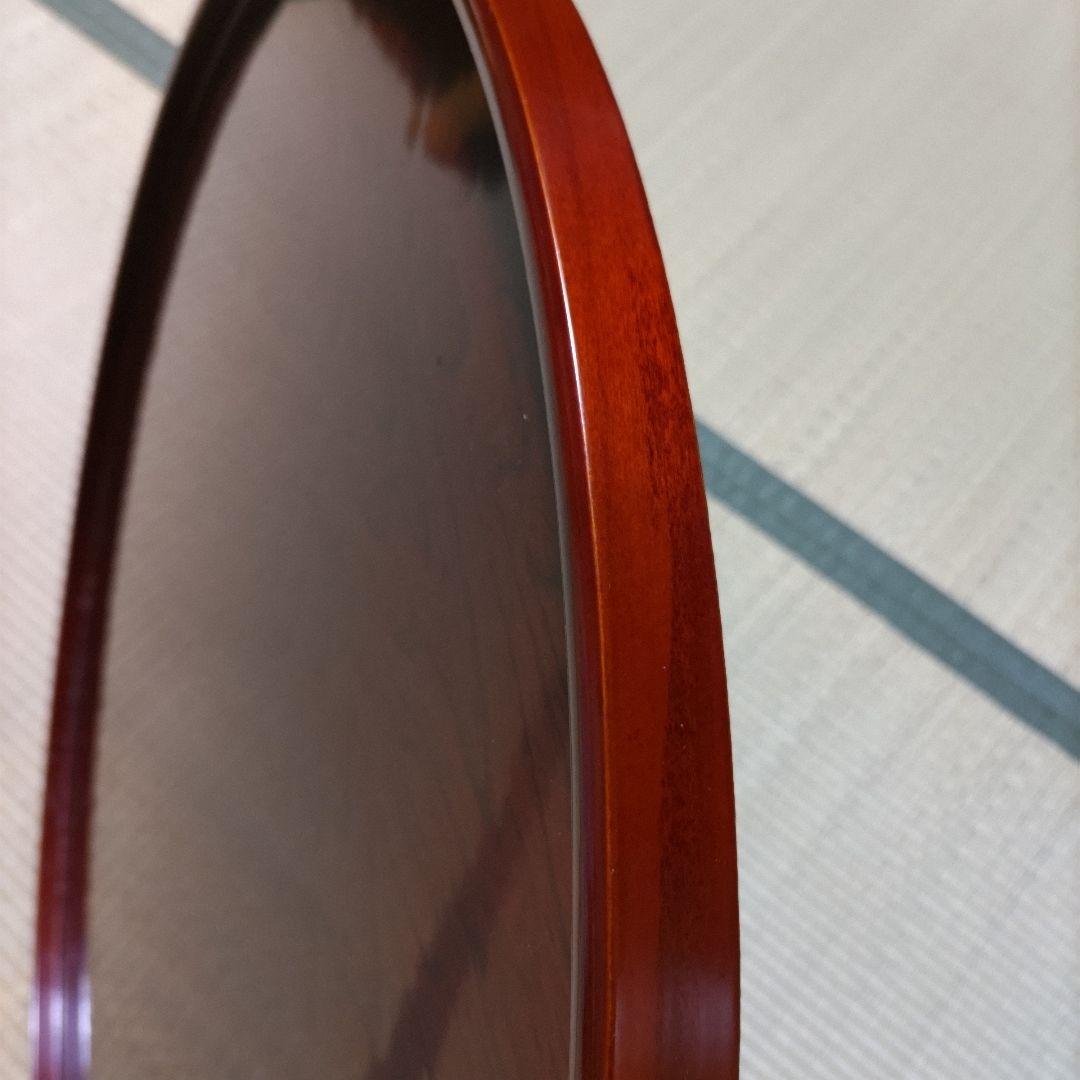 値下げ 流 直径二尺三寸（70㌢）会津塗の具列盆 中古