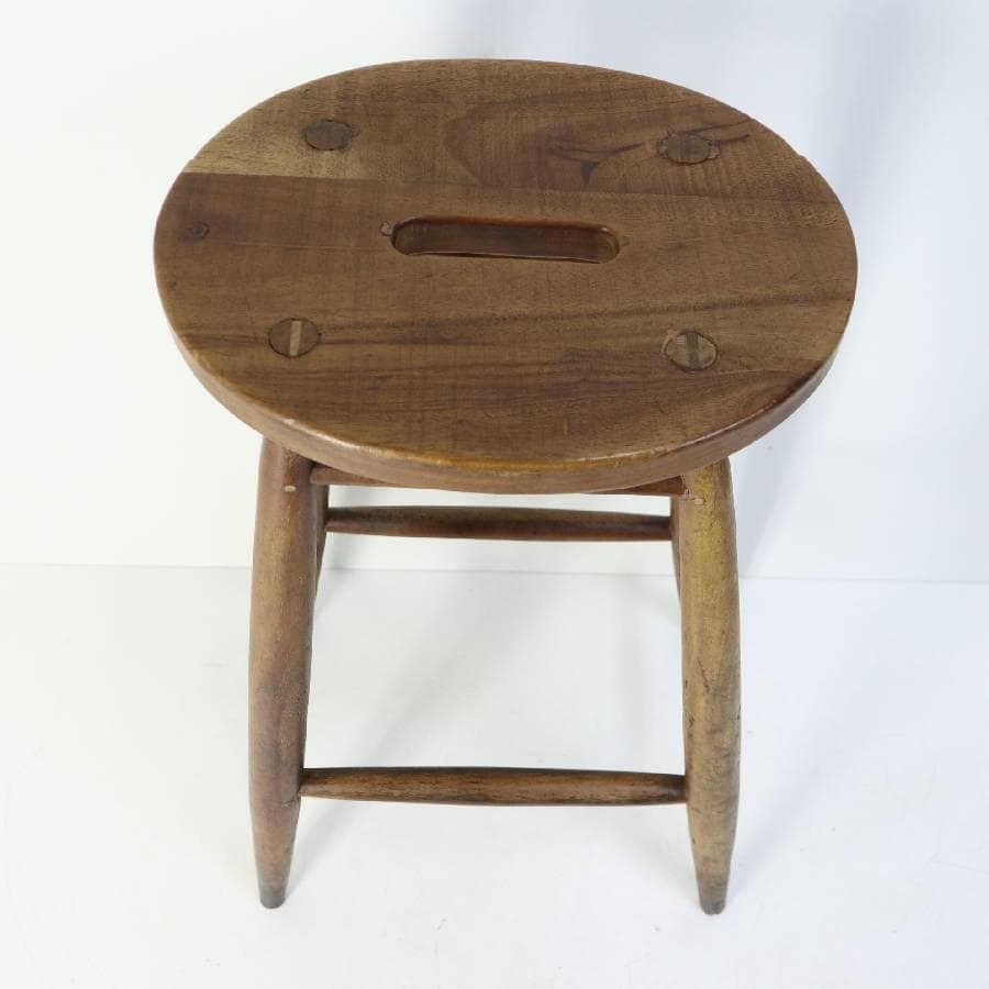 オールドメゾン オーバルスツール 山家シリーズ OMU831LN 座面高70cm