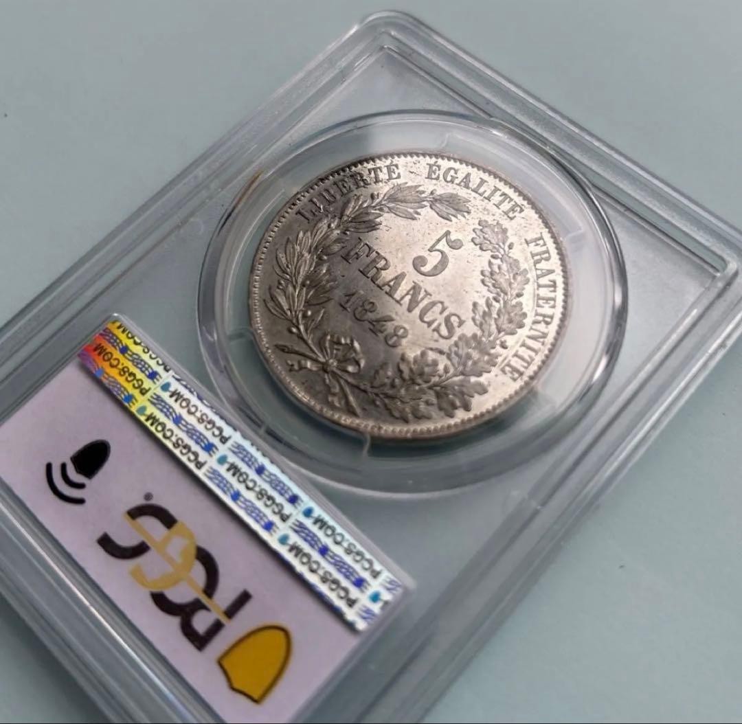 フランス1848アラード 試鋳貨パターン5フラン PCGS-SP62 希少品 - メルカリ