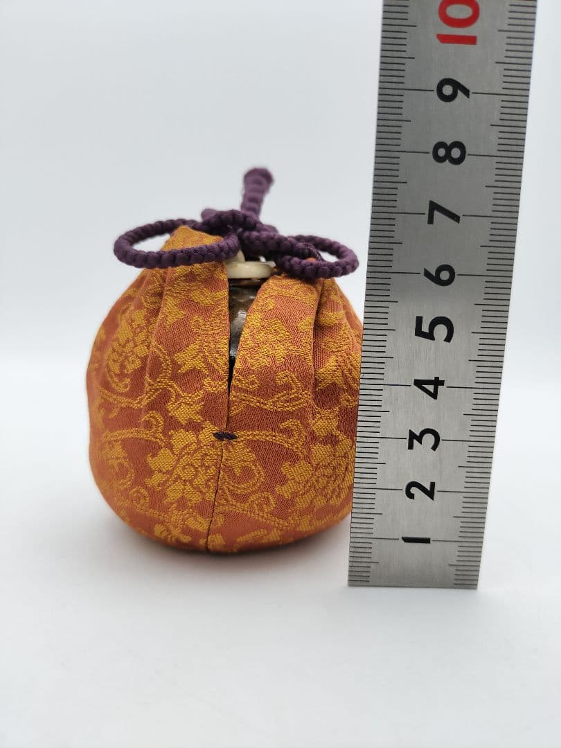 a979 膳所 茄子茶入 久田尋牛斎宗匠箱書 淡海陽炎園 小牡丹