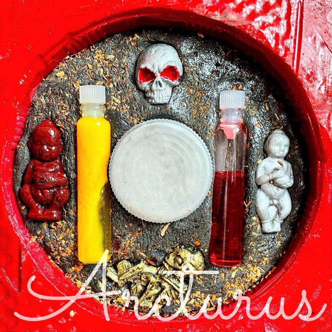 金運と幸運を呼び込む特別なクマーントーン黒　アジャンパームルン先生オーダーメイド