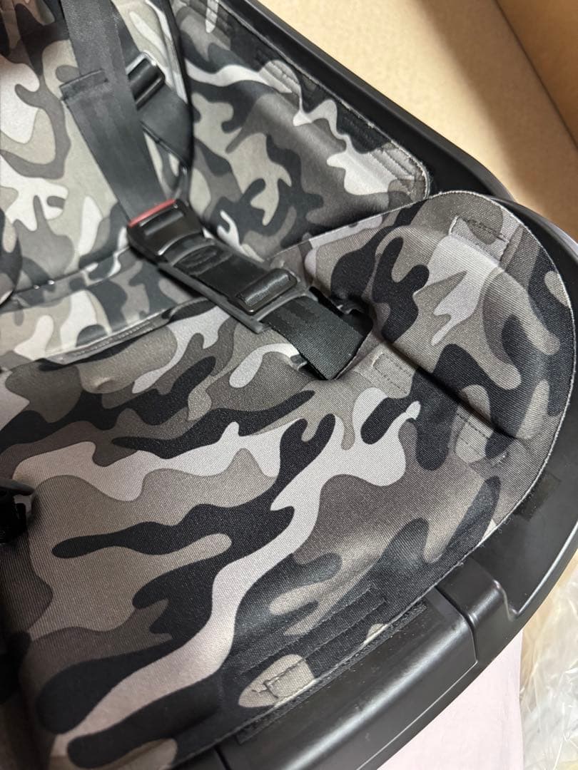 [引き取り可］美品　ブリヂストン　フロント　チャイルドシート 迷彩柄　ハイディー