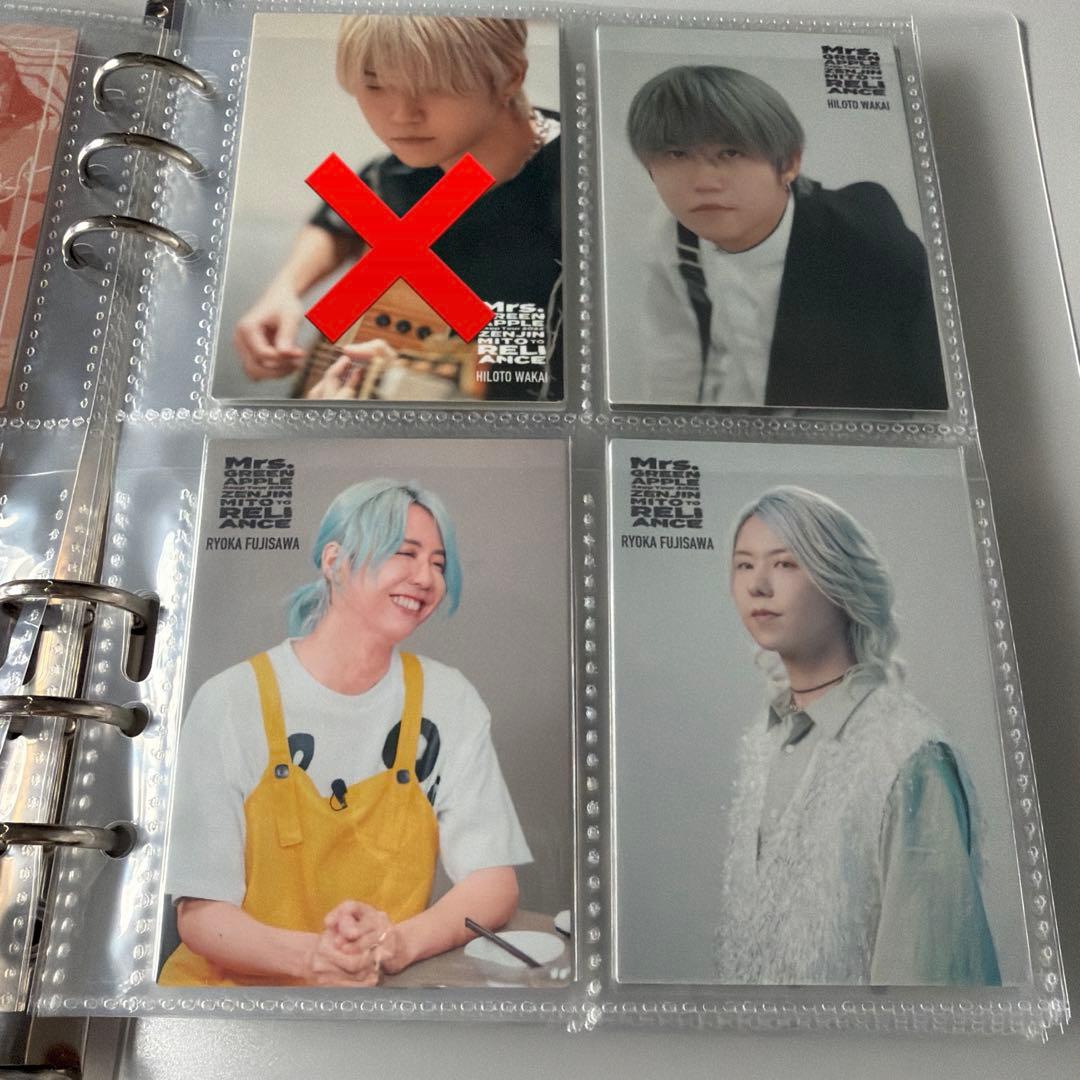 Mrs. GREEN APPLE フォトカード ゼンジン リライアンス - メルカリ