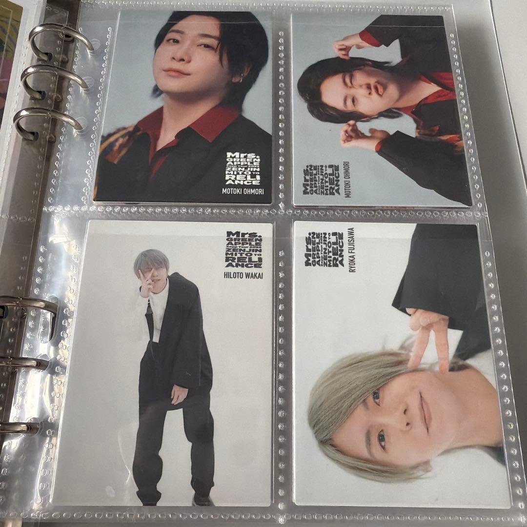 Mrs. GREEN APPLE フォトカード ゼンジン リライアンス - メルカリ