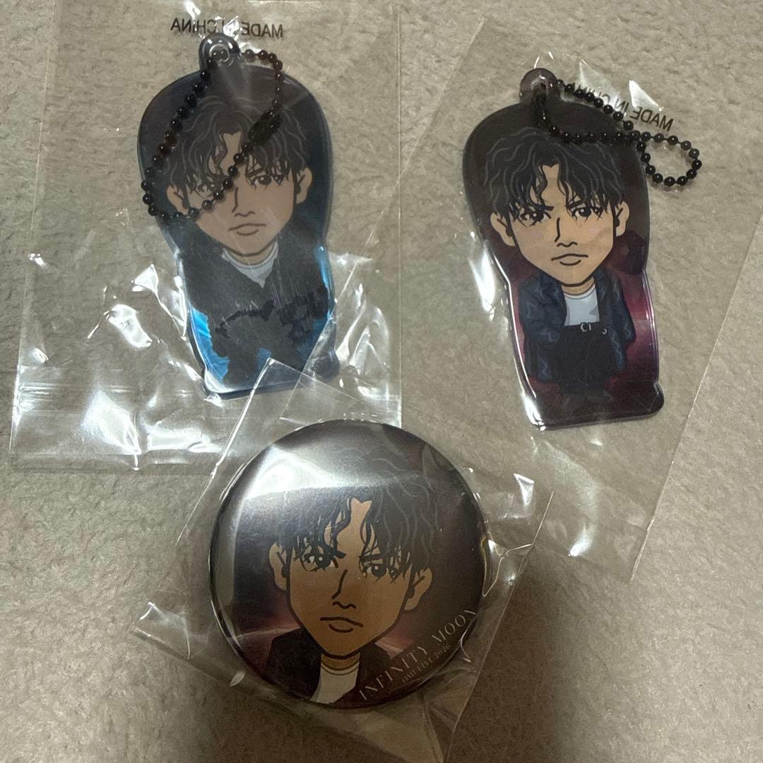 INFINITYMOON 登坂広臣クリアチャームØMI 三代目 缶バッジ - メルカリ