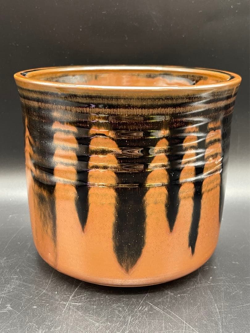 c207 加藤唐三郎 水指 茶道具 共箱