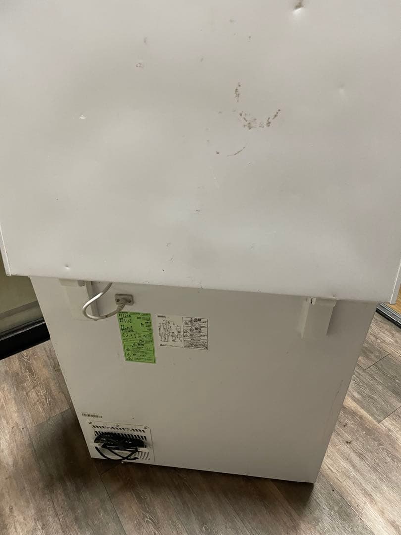 最終価格！アオヤマアリス チェスト型冷凍庫 ホワイト　142L