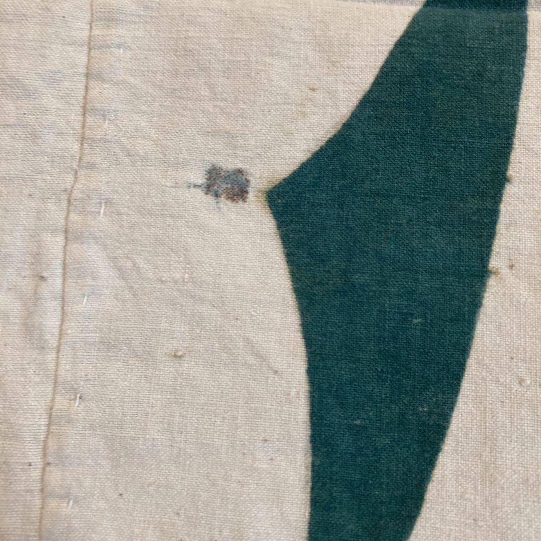 古布 筒書き 家紋 油單 布団風呂敷 藍染 西野