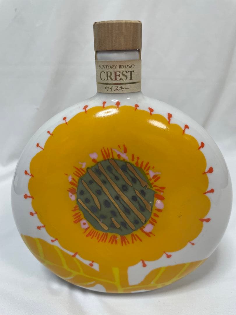 1112 サントリーウイスキー クレスト 花の万博記念ボトル ひ
