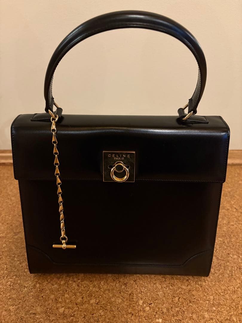 CELINE セリーヌ　ガンチーニ　ハンドバッグ　ヴィンテージ　オールドセリーヌ
